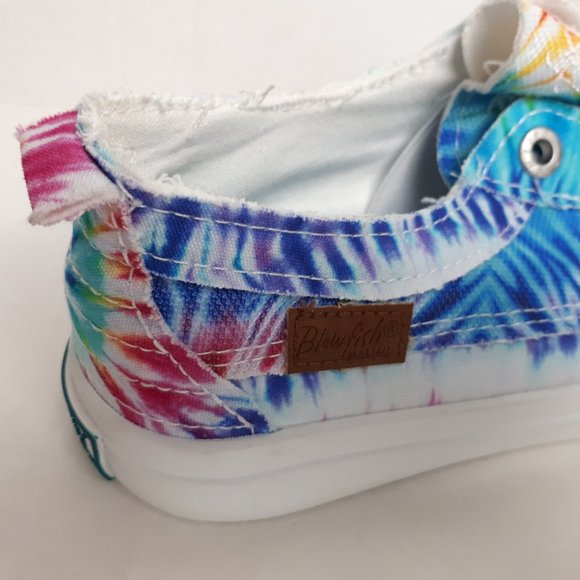 Blowfish Malibu Women Tie Dye Flat Slip On Shoe Sz 7.5 - Picture 9 of 10